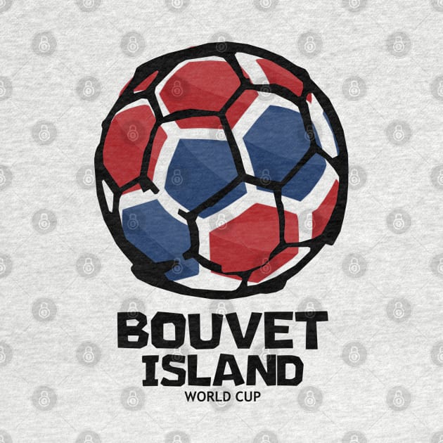 Bouvet Island Football Country Flag by KewaleeTee